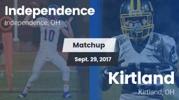 Matchup: Independence High vs. Kirtland  2017