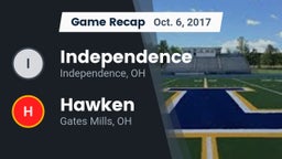 Recap: Independence  vs. Hawken  2017