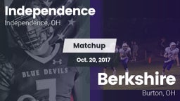 Matchup: Independence High vs. Berkshire  2017