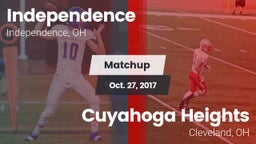 Matchup: Independence High vs. Cuyahoga Heights  2017