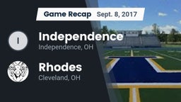 Recap: Independence  vs. Rhodes  2017