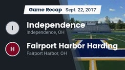 Recap: Independence  vs. Fairport Harbor Harding  2017