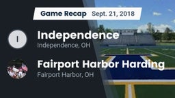 Recap: Independence  vs. Fairport Harbor Harding  2018