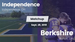 Matchup: Independence High vs. Berkshire  2018