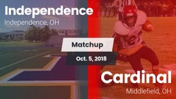 Matchup: Independence High vs. Cardinal  2018