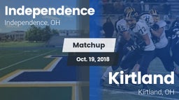 Matchup: Independence High vs. Kirtland  2018