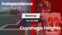 Matchup: Independence High vs. Cuyahoga Heights  2018