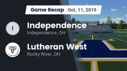 Recap: Independence  vs. Lutheran West  2019