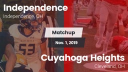 Matchup: Independence High vs. Cuyahoga Heights  2019
