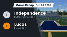 Recap: Independence  vs. Lucas  2020