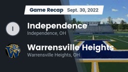 Recap: Independence  vs. Warrensville Heights  2022