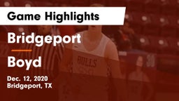 Bridgeport  vs Boyd  Game Highlights - Dec. 12, 2020