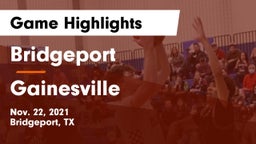 Bridgeport  vs Gainesville  Game Highlights - Nov. 22, 2021