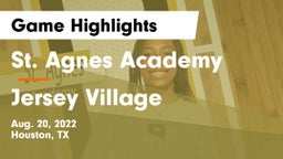 St. Agnes Academy  vs Jersey Village  Game Highlights - Aug. 20, 2022