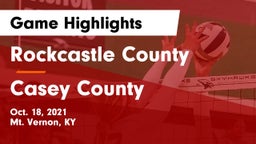 Rockcastle County  vs Casey County Game Highlights - Oct. 18, 2021