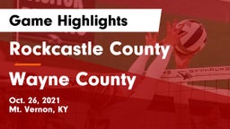 Rockcastle County  vs Wayne County  Game Highlights - Oct. 26, 2021