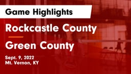 Rockcastle County  vs Green County Game Highlights - Sept. 9, 2022