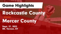 Rockcastle County  vs Mercer County  Game Highlights - Sept. 27, 2022