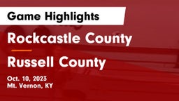 Rockcastle County  vs Russell County  Game Highlights - Oct. 10, 2023