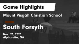 Mount Pisgah Christian School vs South Forsyth  Game Highlights - Nov. 23, 2020