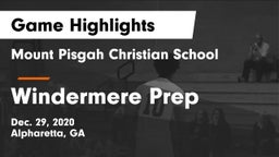 Mount Pisgah Christian School vs Windermere Prep  Game Highlights - Dec. 29, 2020