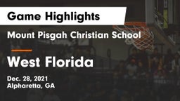 Mount Pisgah Christian School vs West Florida  Game Highlights - Dec. 28, 2021