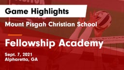 Mount Pisgah Christian School vs Fellowship Academy Game Highlights - Sept. 7, 2021