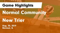 Normal Community  vs New Trier  Game Highlights - Aug. 30, 2019