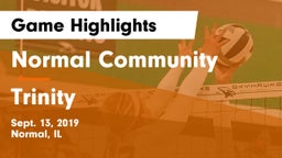 Normal Community  vs Trinity  Game Highlights - Sept. 13, 2019