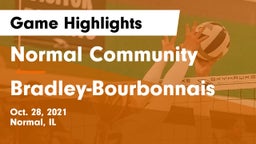 Normal Community  vs Bradley-Bourbonnais  Game Highlights - Oct. 28, 2021