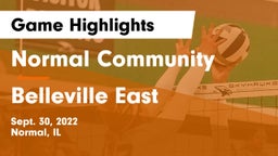Normal Community  vs Belleville East Game Highlights - Sept. 30, 2022