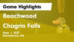 Beachwood  vs Chagrin Falls  Game Highlights - Sept. 1, 2022