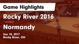 Rocky River  2016 vs Normandy  Game Highlights - Jan 10, 2017