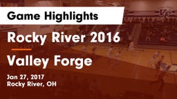 Rocky River  2016 vs Valley Forge  Game Highlights - Jan 27, 2017