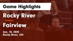 Rocky River   vs Fairview  Game Highlights - Jan. 10, 2020
