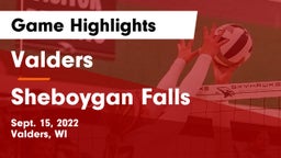 Valders  vs Sheboygan Falls  Game Highlights - Sept. 15, 2022