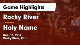 Rocky River   vs Holy Name  Game Highlights - Dec. 13, 2017