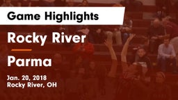 Rocky River   vs Parma  Game Highlights - Jan. 20, 2018