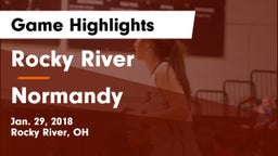 Rocky River   vs Normandy  Game Highlights - Jan. 29, 2018