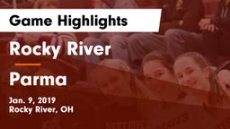 Rocky River   vs Parma  Game Highlights - Jan. 9, 2019