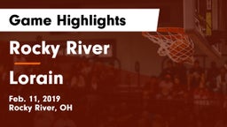 Rocky River   vs Lorain Game Highlights - Feb. 11, 2019