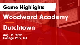 Woodward Academy vs Dutchtown  Game Highlights - Aug. 13, 2022