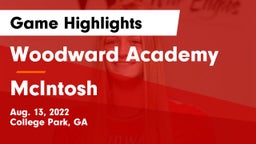 Woodward Academy vs McIntosh  Game Highlights - Aug. 13, 2022