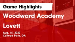 Woodward Academy vs Lovett  Game Highlights - Aug. 16, 2022