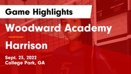 Woodward Academy vs Harrison  Game Highlights - Sept. 23, 2022
