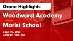 Woodward Academy vs Marist School Game Highlights - Sept. 29, 2022