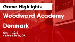 Woodward Academy vs Denmark  Game Highlights - Oct. 1, 2022