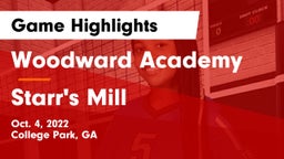Woodward Academy vs Starr's Mill  Game Highlights - Oct. 4, 2022