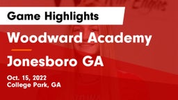 Woodward Academy vs Jonesboro  GA Game Highlights - Oct. 15, 2022