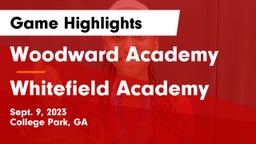 Woodward Academy vs Whitefield Academy Game Highlights - Sept. 9, 2023